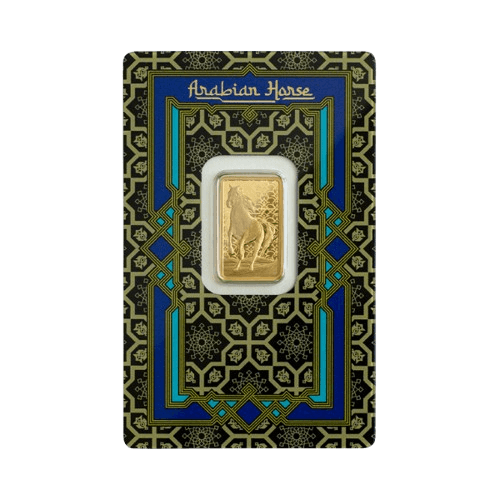 5 грама златно кюлче арабски кон pamp