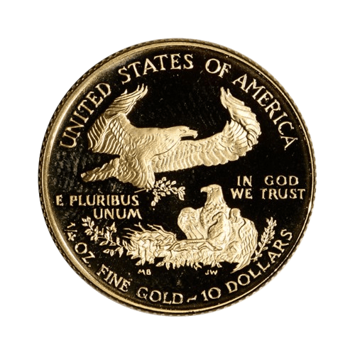 1/4 унция златен американски орел стар дизайн proof