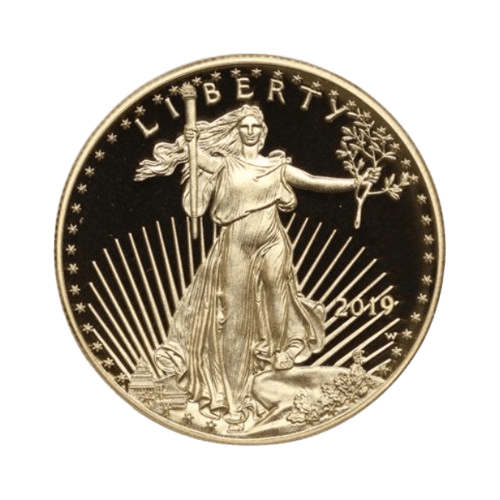 1/4 oz златна монета американски орел стар дизайн proof