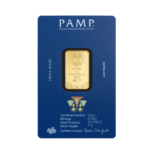 5 грама златно кюлче памп 2026 скарабей опаковка гръб