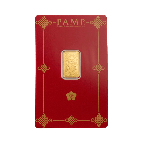 2,5 грама златно кюлче pamp котенце