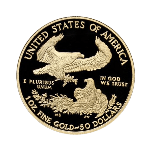 1 унция златен америкенски орел w proof стар дизайн