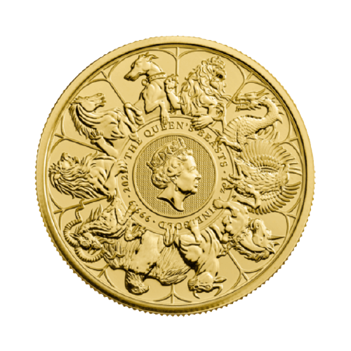 31.1 гр. Златна Монета Кралски Зверове Финална Монета 2021